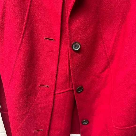 Talbots Women's Bold Red Blazer. Size 12 - Picture 2 of 6